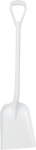Vikan Shovel, D Grip, 327 x 271 x 50 mm, 1040 mm white