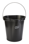 Vikan Hygiene Bucket 12 Litre Black