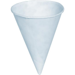 4oz Water Drinking Cone Cup White