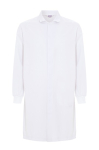 Food Trade White Coat With Knitted Cuffs 124cm
