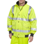 Bomber Jacket Hi Viz Yellow Medium