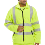Carnoustie Fleece Jacket Hi Viz Yellow Large