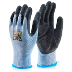 Black Latex Coated Palm Glove Large