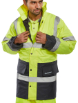 Hi Viz Jacket Yellow/ Navy 4XL