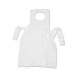 White Polythene Disposable Aprons