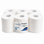 Pro Range 2 Ply White Mini Jumbo Toilet Roll 86mm x 150m Core 60mm