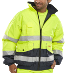 Europa Bomber Jacket Yellow/ Navy Small