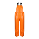 Chemsol HG Bib n Brace With Knee Patch And Internal Drip Strip Orange Size XXL