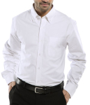 Oxford Long Sleeved Shirt White 14.5