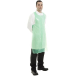 30 Micron 69x138cm PE Aprons on a Roll (200 pieces per roll x 5 rolls per case) Green