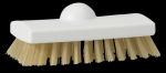150mm Scrubbing Brush With Heat Resistant Filaments Very Hard White