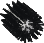 Vikan 77mm Dia Pipe Cleaning Brush Medium Bristle Black