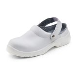 Micro Fibre Safety Slipper White Size 5