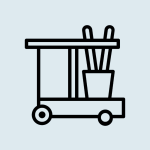 Vikan Microfibre Socket Mop Yellow