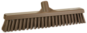 Vikan Broomhead 410mm Soft/Hard Brown