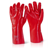 PVC Gauntlet Red 11