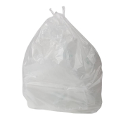 13x23x30' White Swing Bin Liners 8mu