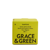 Organic Cotton Non Applicator Tampons Regular Pack 18