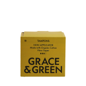 Organic Cotton Non Applicator Tampons Super Pack 18