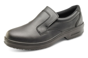 Micro Fibre Black Slip On Shoe Size 47/12