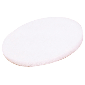15' White Polishing Floor Pads