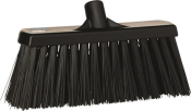 Vikan Broom, 330 mm, Very hard, Black