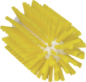 Vikan 77mm Dia Pipe Cleaning Brush Medium Bristle Yellow