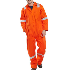Hi Viz Boilersuit Flame Retardant Orange