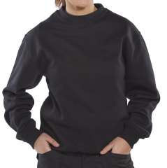 Polycotton Sweatshirt Black