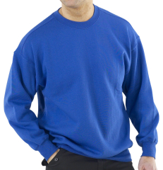 Polycotton Sweatshirt Royal Blue