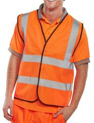 Hi Viz Waistcoat Orange