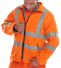 Carnoustie Fleece Jacket Hi Viz Orange