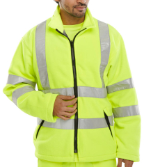 Carnoustie Fleece Jacket Hi Viz Yellow