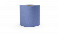 2 Ply Blue Centre Feed Roll 150 Metre