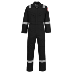 Portwest Flame Resistant Anti Static Coverall REG Navy