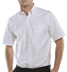Oxford Short Sleeved Shirt White