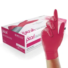 Unicare Red Pearl Nitrile Powder Free Gloves