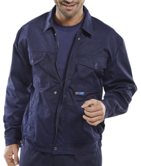 Polycotton Jacket Navy