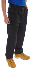Polycotton 9oz Trousers Black