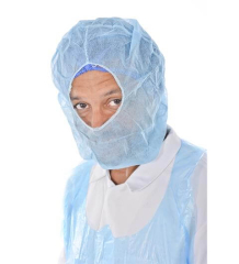 Blue Disposable Balaclava Hood
