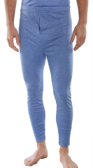 Thermal Long John Trousers Blue