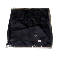 Nylon Trousers With Elasticated Waist Navy
