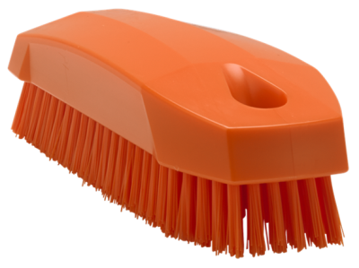 Vikan 115mm Hygiene Nail Brush Orange