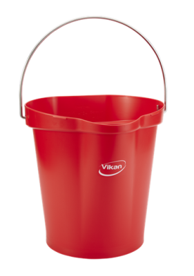 Vikan Hygiene Bucket 12 Litre Red