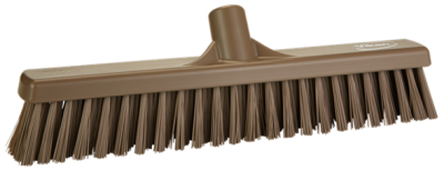 Vikan Broomhead 410mm Soft/Hard Brown