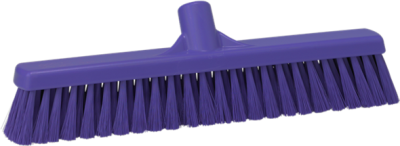 Vikan Broomhead 410mm Soft/Hard Purple