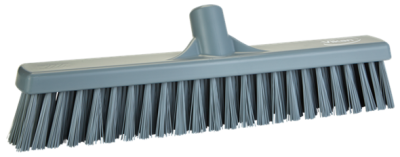 Vikan Broomhead 410mm Soft/Hard Grey
