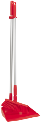 Vikan Upright Dustpan and Broom Set 330mm Red