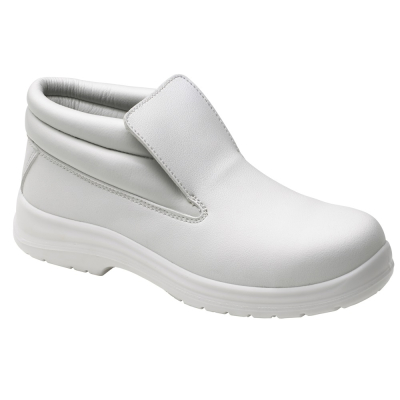 Supertouch Food X Anti Bacterial High Top Shoe White  Size 12