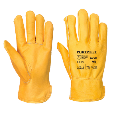 Portwest Classic Driver Glove Tan X-Large Pack 12
